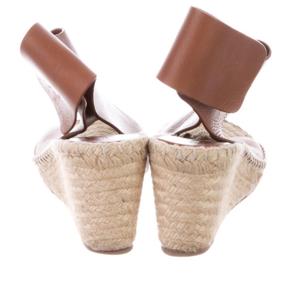 Celine Leather Espadrilles by Phoebe Philo Sz.‎ 9 Brown lthr - Picture 4 of 5